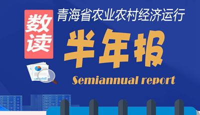 【圖解】青海省農(nóng)業(yè)農(nóng)村經(jīng)濟運行&ldquo;半年報&rdquo;